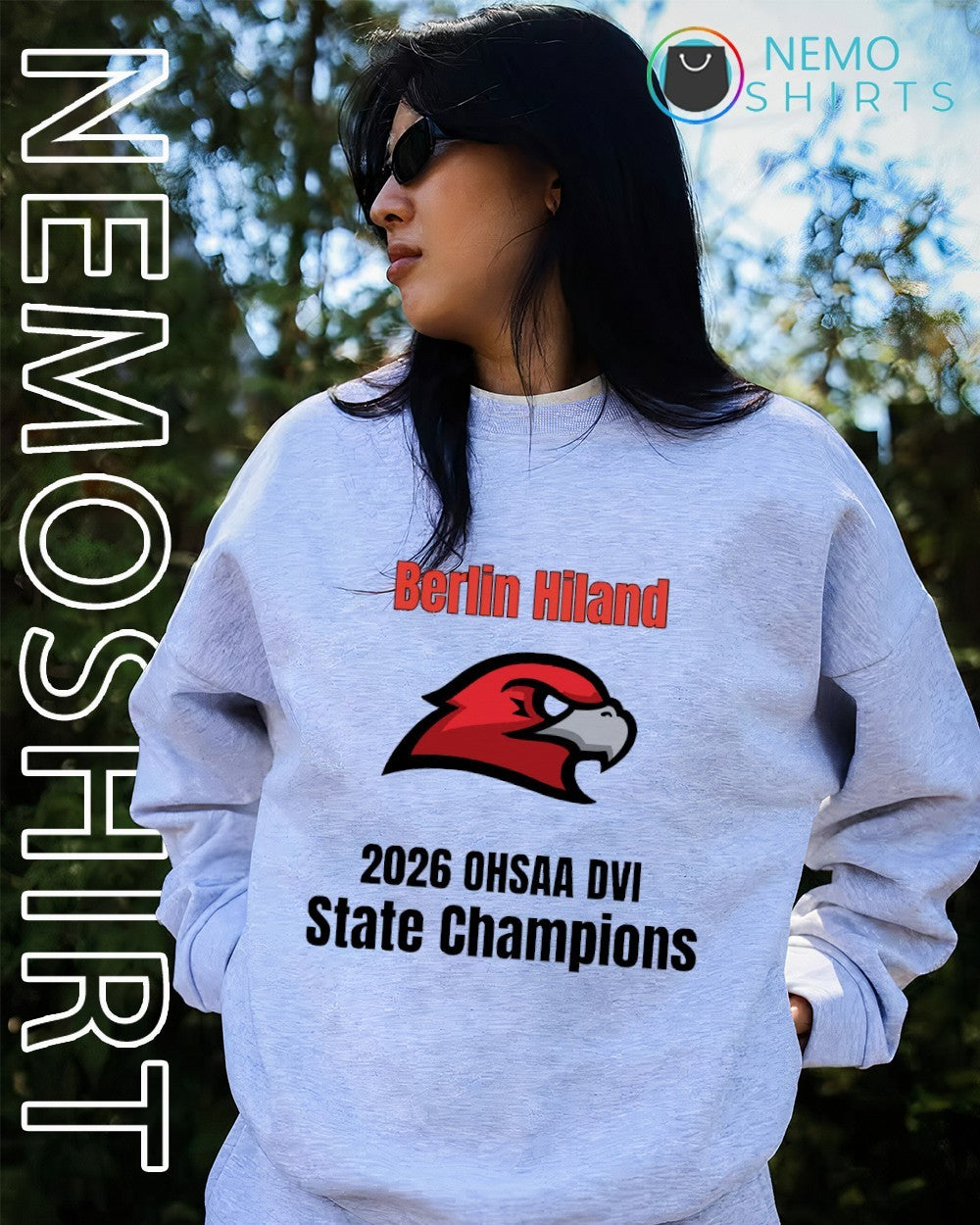 Berlin Hiland 2026 OHSAA DVI state champions - Adult & Kids T-Shirts, Sweatshirts & Hoodies apparel design preview 2