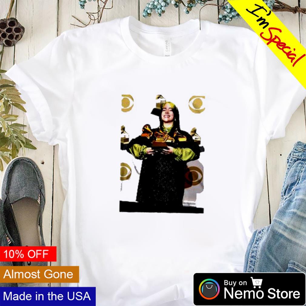 Billie Eilish Wins Grammy 2022 - Adult & Kids T-Shirts, Sweatshirts & Hoodies apparel design preview 1