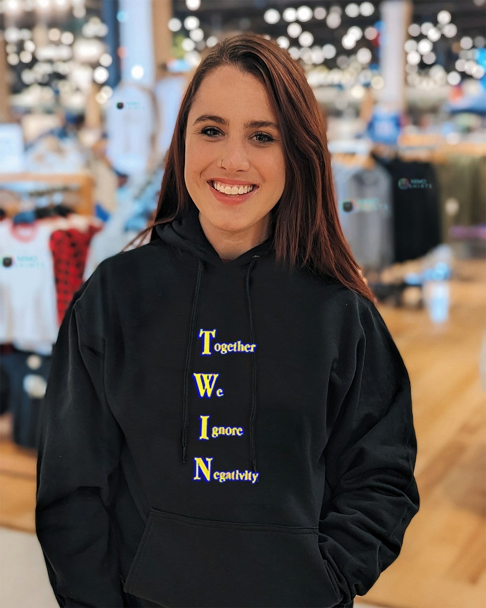 Together we ignore negativity - Adult & Kids T-Shirts, Sweatshirts & Hoodies apparel design preview 3