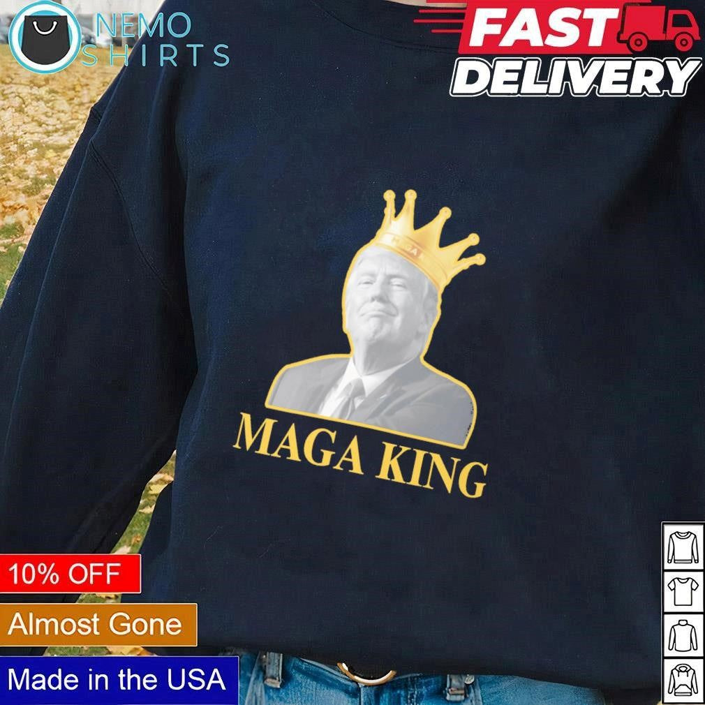 Maga King Donald Trump - Adult & Kids T-Shirts, Sweatshirts & Hoodies apparel design preview 1
