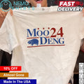 Moo Deng 24 election cover - Adult & Kids T-Shirts, Sweatshirts & Hoodies apparel design preview 1