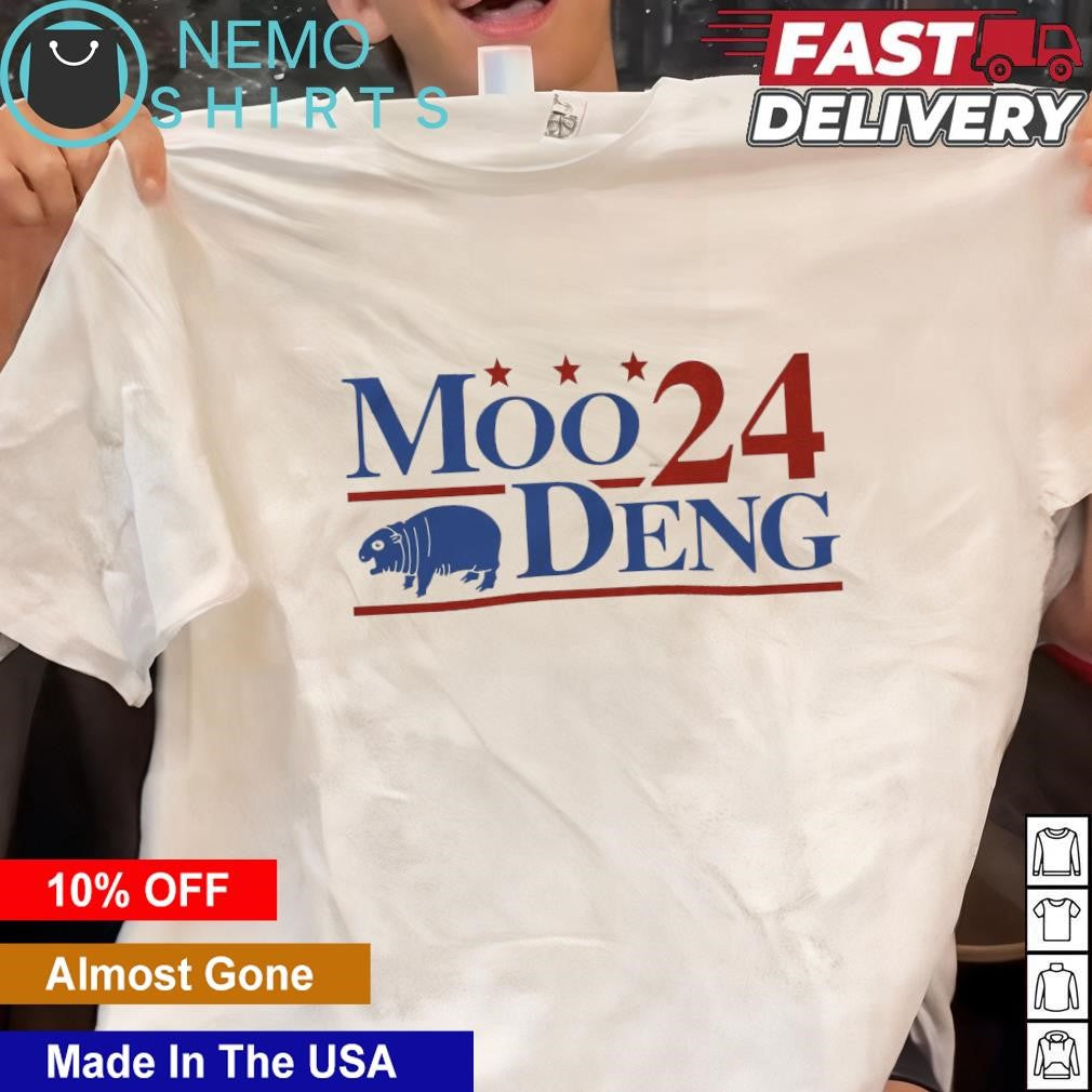 Moo Deng 24 election cover - Adult & Kids T-Shirts, Sweatshirts & Hoodies apparel design preview 1