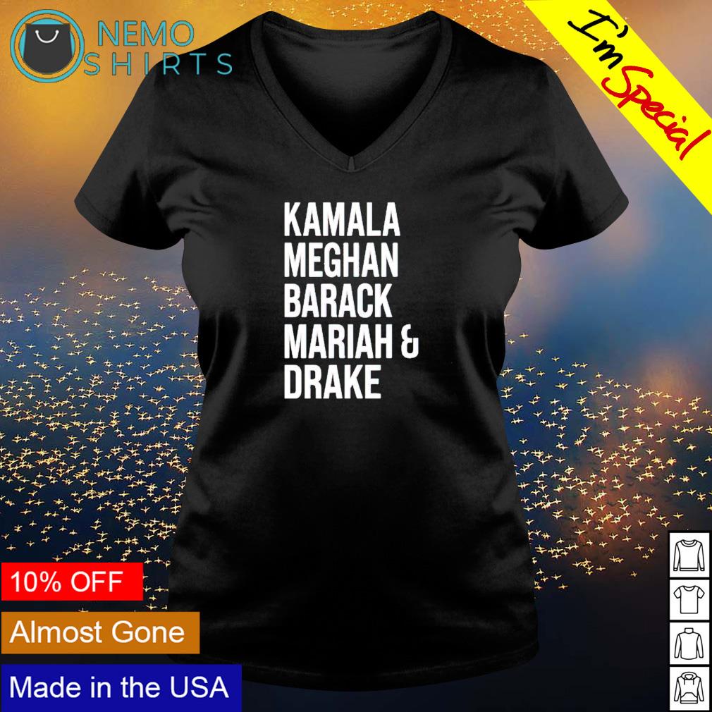 Kamala Meghan Barack Mariah and Drake - Adult & Kids T-Shirts, Sweatshirts & Hoodies apparel design preview 5