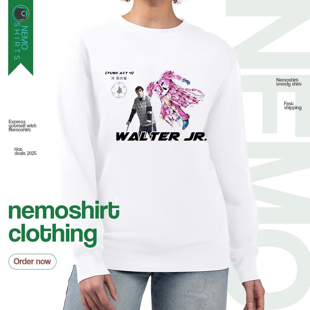 Walt Jr Joestar - Adult & Kids T-Shirts, Sweatshirts & Hoodies apparel design preview 4