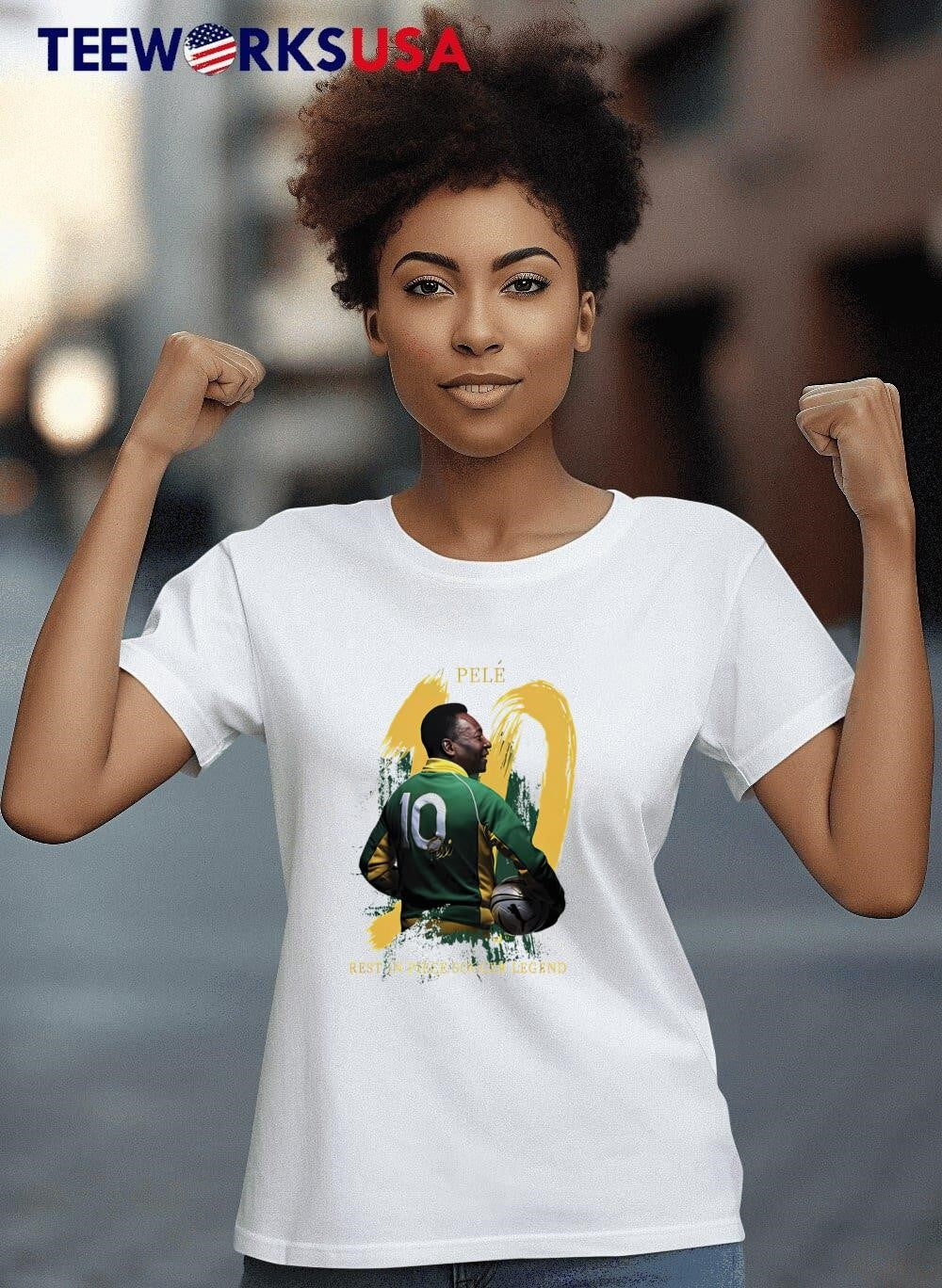 #10 Rip Pele Legend Football - Adult & Kids T-Shirts, Sweatshirts & Hoodies apparel design preview 4