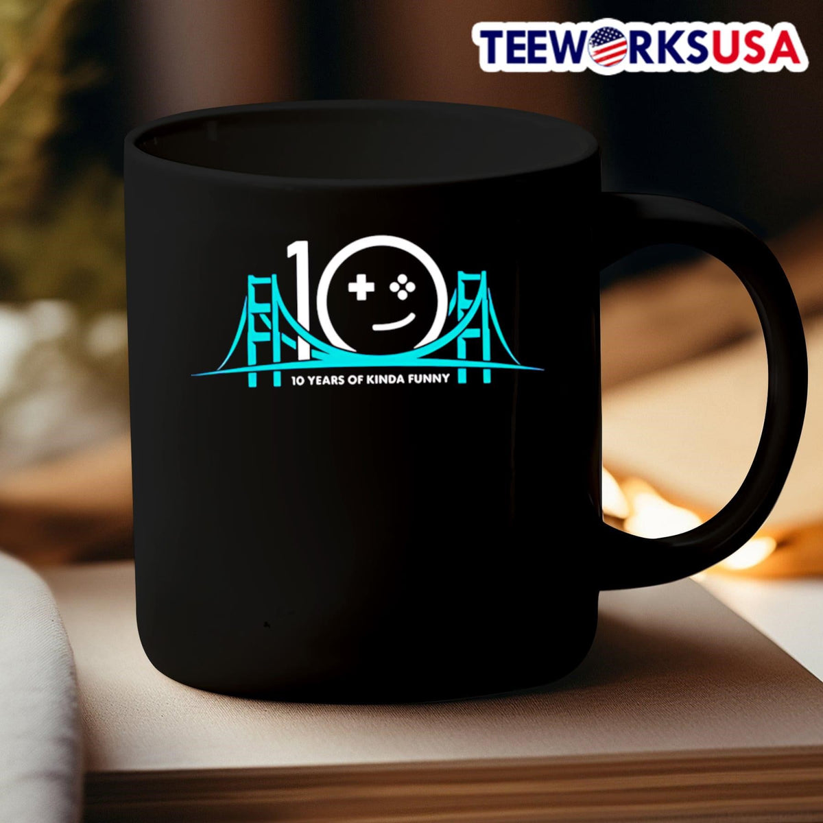 10 Years Of Kinda Funny - Adult & Kids T-Shirts, Sweatshirts & Hoodies apparel design preview 3