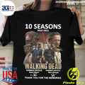 10 seasons 2010 2021 norman reedus daryl dixon andrew - Adult & Kids T-Shirts, Sweatshirts & Hoodies apparel design preview 1