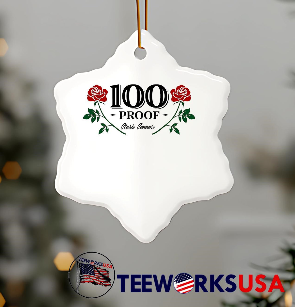 100 proof clark connors roses - Adult & Kids T-Shirts, Sweatshirts & Hoodies apparel design preview 7
