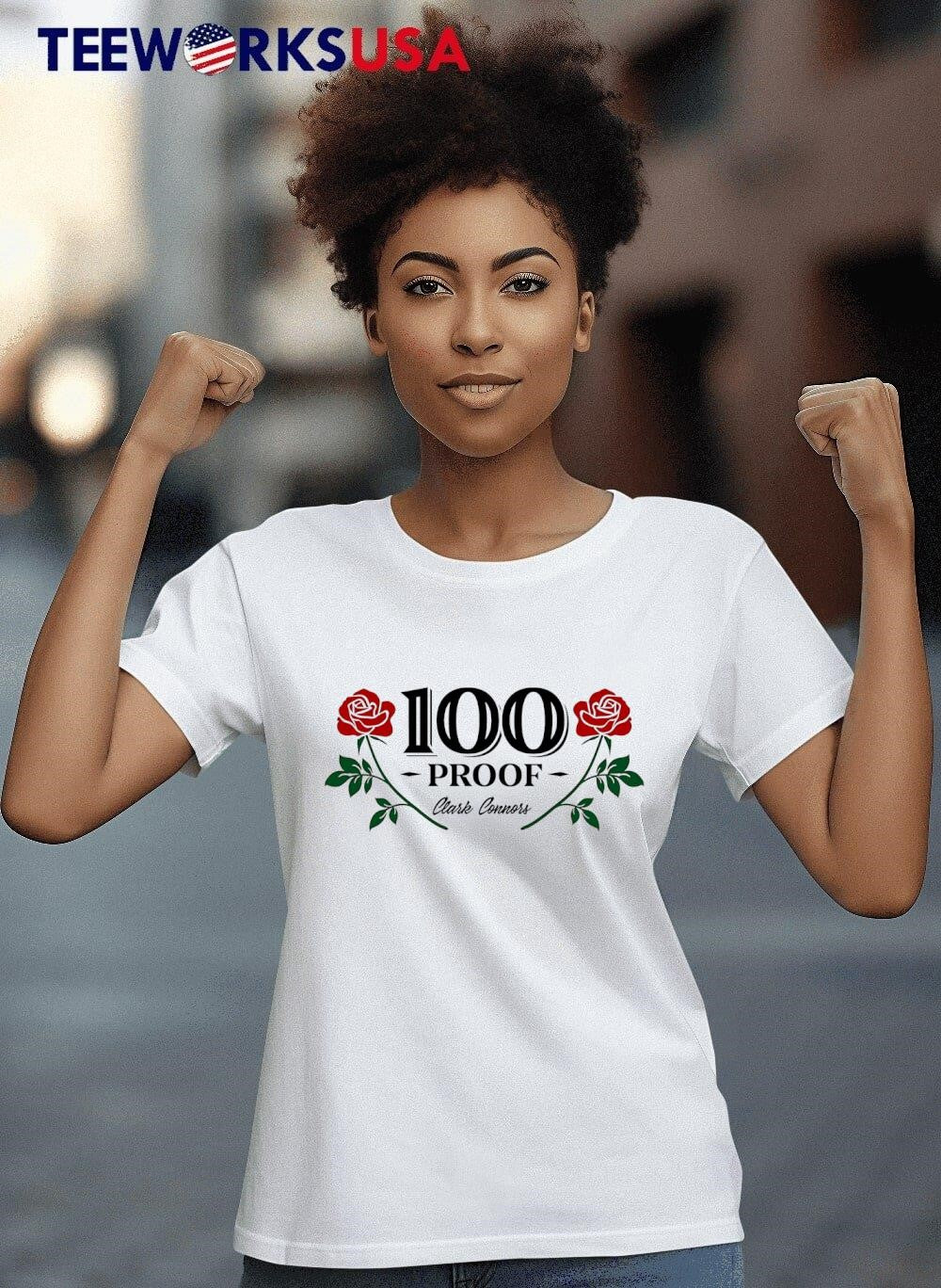 100 proof clark connors roses - Adult & Kids T-Shirts, Sweatshirts & Hoodies apparel design preview 8