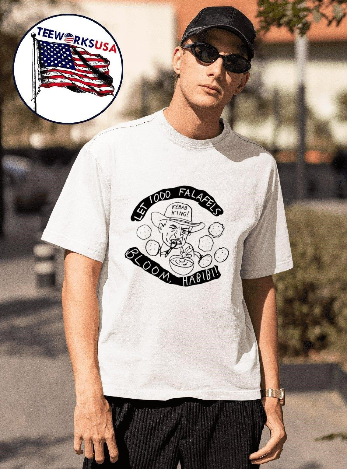 1000 Falafels bloom habibi - Adult & Kids T-Shirts, Sweatshirts & Hoodies apparel design preview 1