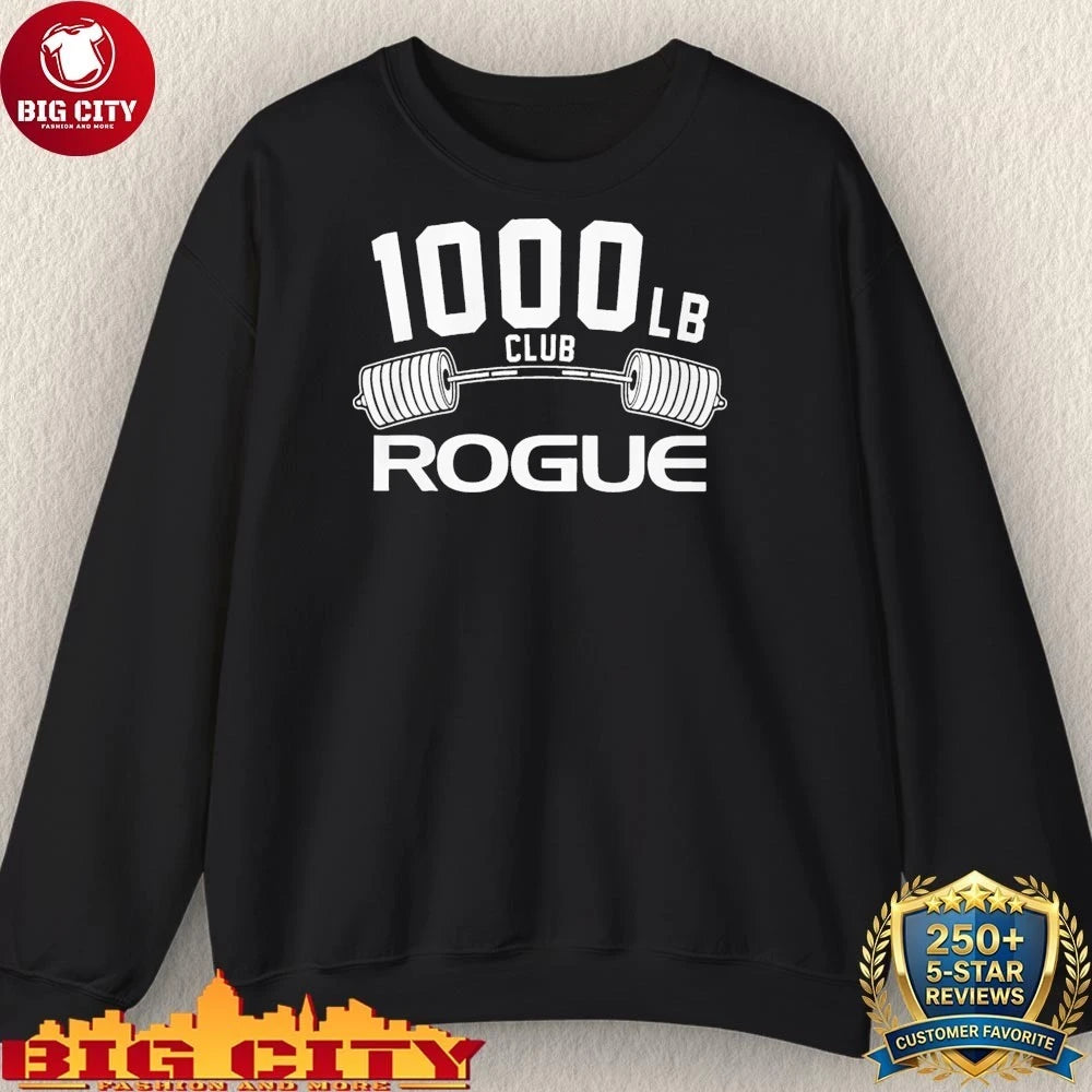 1000 Lb Club Rogue Gym - Adult & Kids T-Shirts, Sweatshirts & Hoodies apparel design preview 3