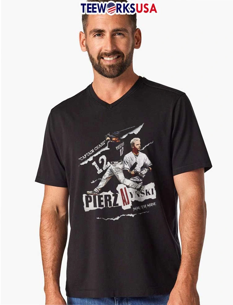 Captain Chaos South Side 12 Aj Pierzynski Baseball - Adult & Kids T-Shirts, Sweatshirts & Hoodies apparel design preview 8