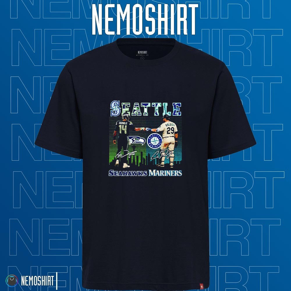 Seattle city sports Seahawks Darnold and Mariners - Adult & Kids T-Shirts, Sweatshirts & Hoodies apparel design preview 1