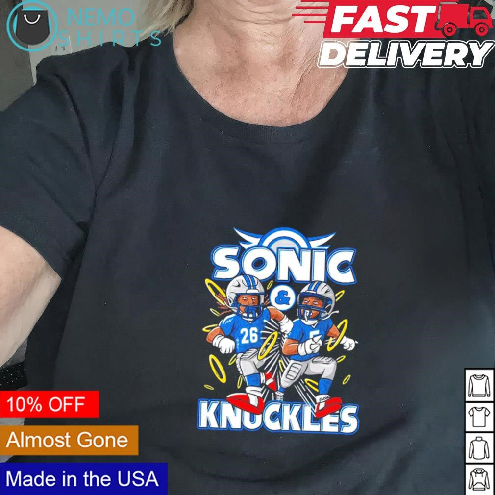 S and K Detroit Lions Jahmyr Gibbs David Montgomery - Adult & Kids T-Shirts, Sweatshirts & Hoodies apparel design preview 2