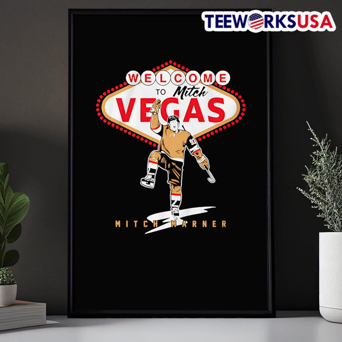 Welcome to Mitch Vegas Mitchell Marner - Adult & Kids T-Shirts, Sweatshirts & Hoodies apparel design preview 5
