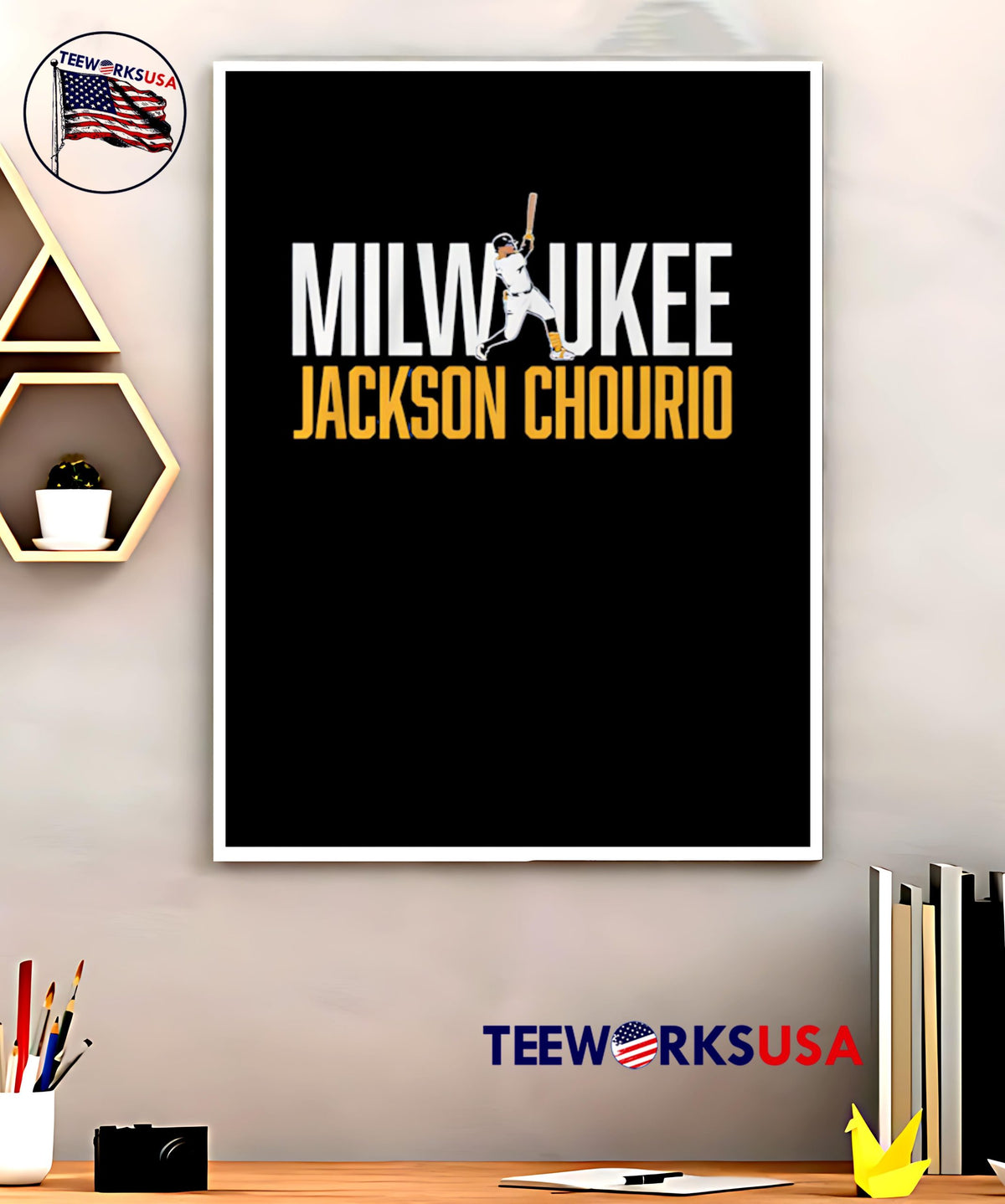 Milwaukee Jackson Chourio - Adult & Kids T-Shirts, Sweatshirts & Hoodies apparel design preview 5