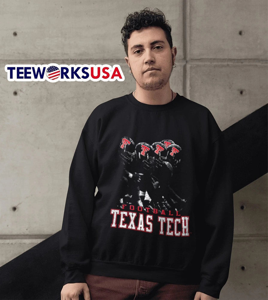 Texas Tech Line Up Football - Adult & Kids T-Shirts, Sweatshirts & Hoodies apparel design preview 5