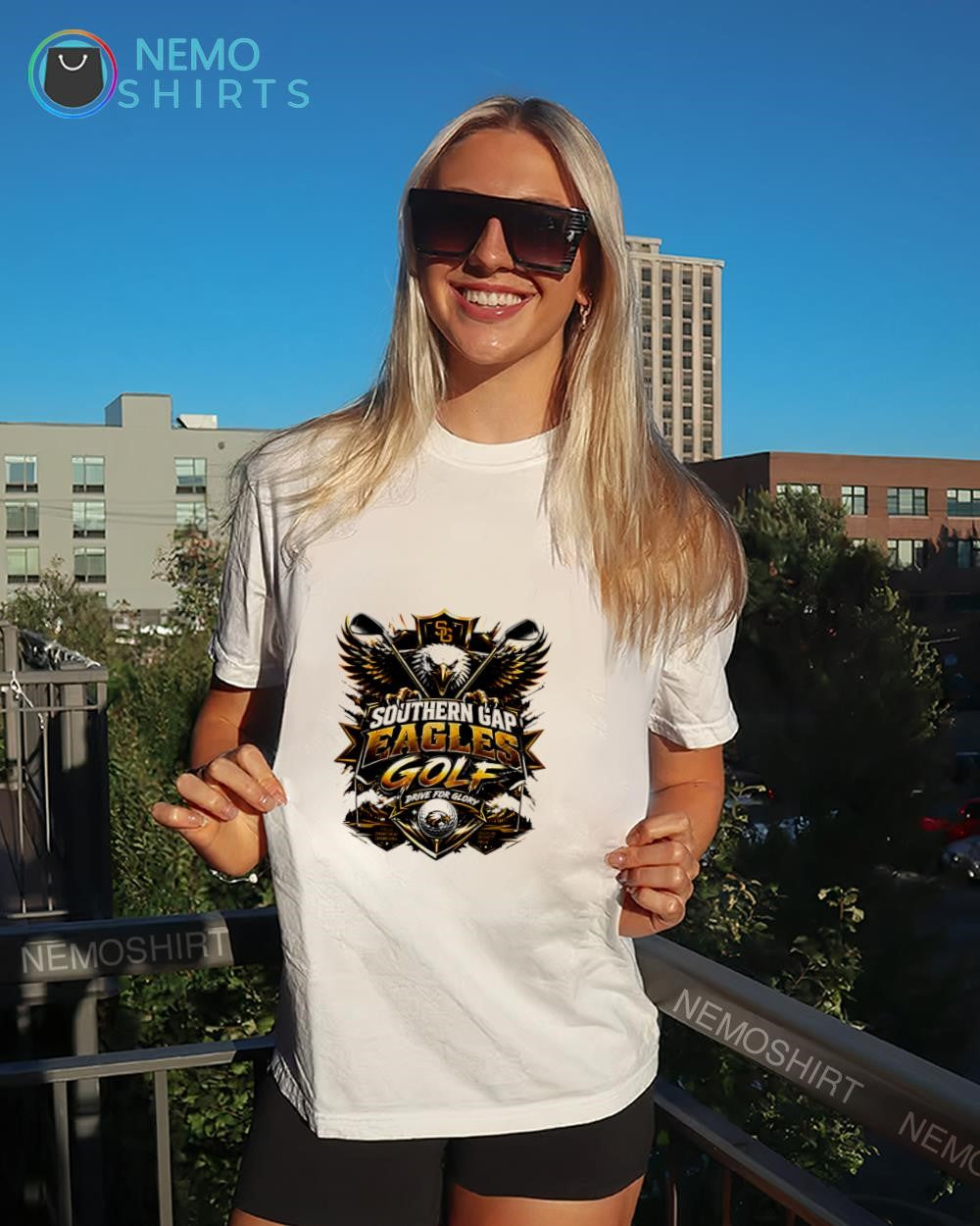 Southern Gap Eagles Golf Drive for Glory - Adult & Kids T-Shirts, Sweatshirts & Hoodies apparel design preview 4