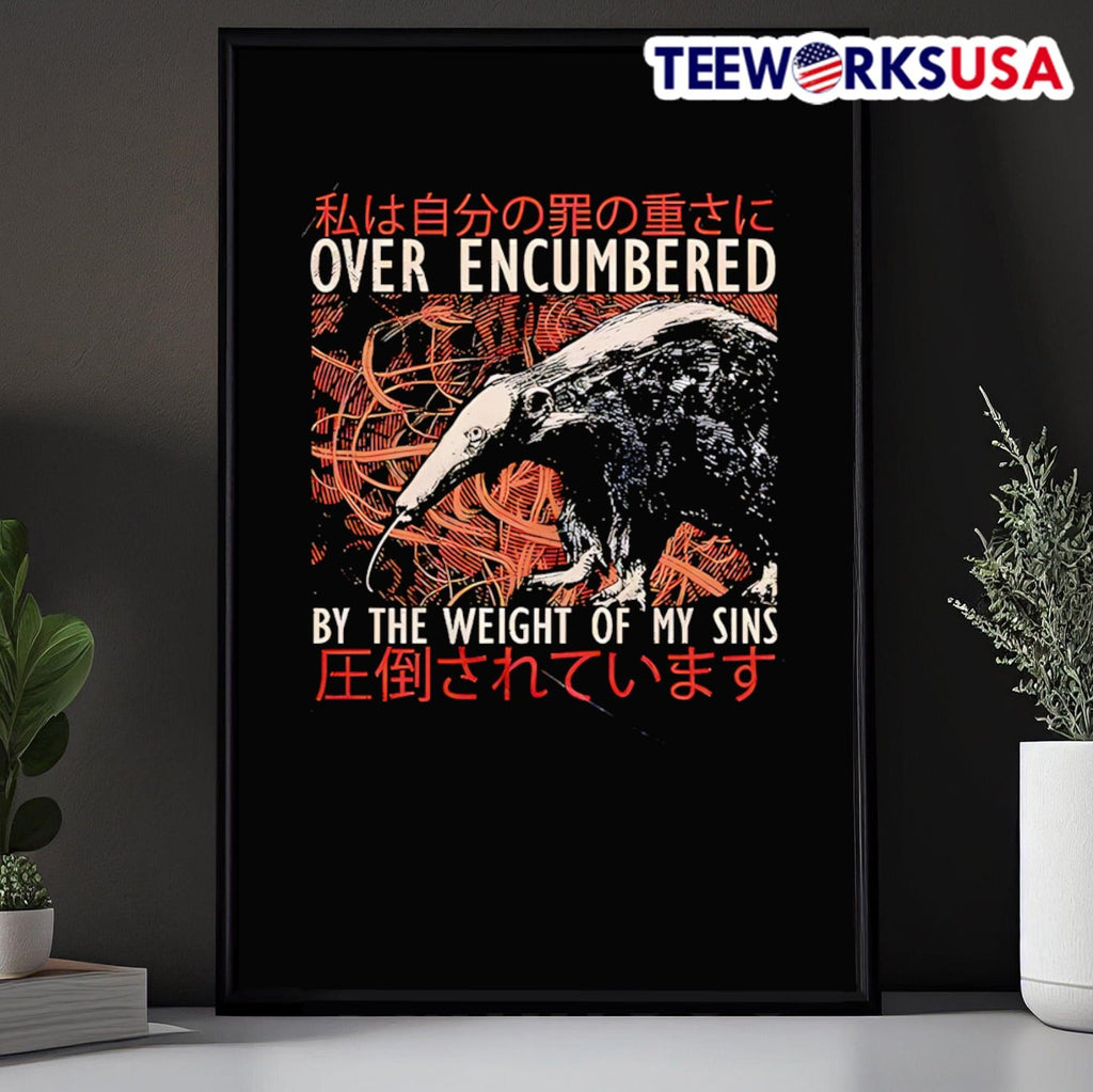 Over encumbered by the weight of my sins - Adult & Kids T-Shirts, Sweatshirts & Hoodies apparel design preview 4