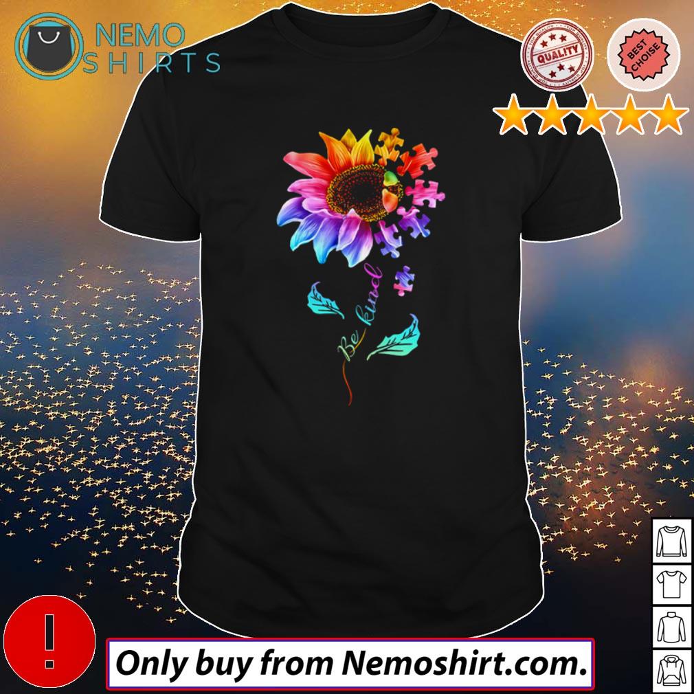 Be Kind flower Autism Awareness - Adult & Kids T-Shirts, Sweatshirts & Hoodies apparel design preview 2