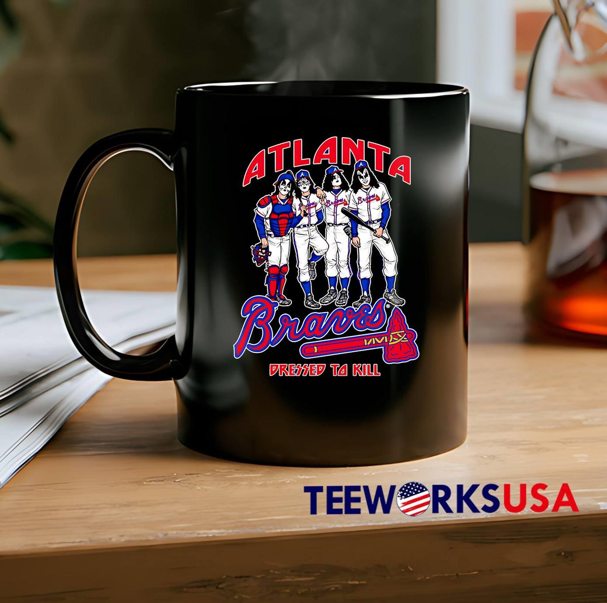 Atlanta Braves Dressed to Kill - Adult & Kids T-Shirts, Sweatshirts & Hoodies apparel design preview 2
