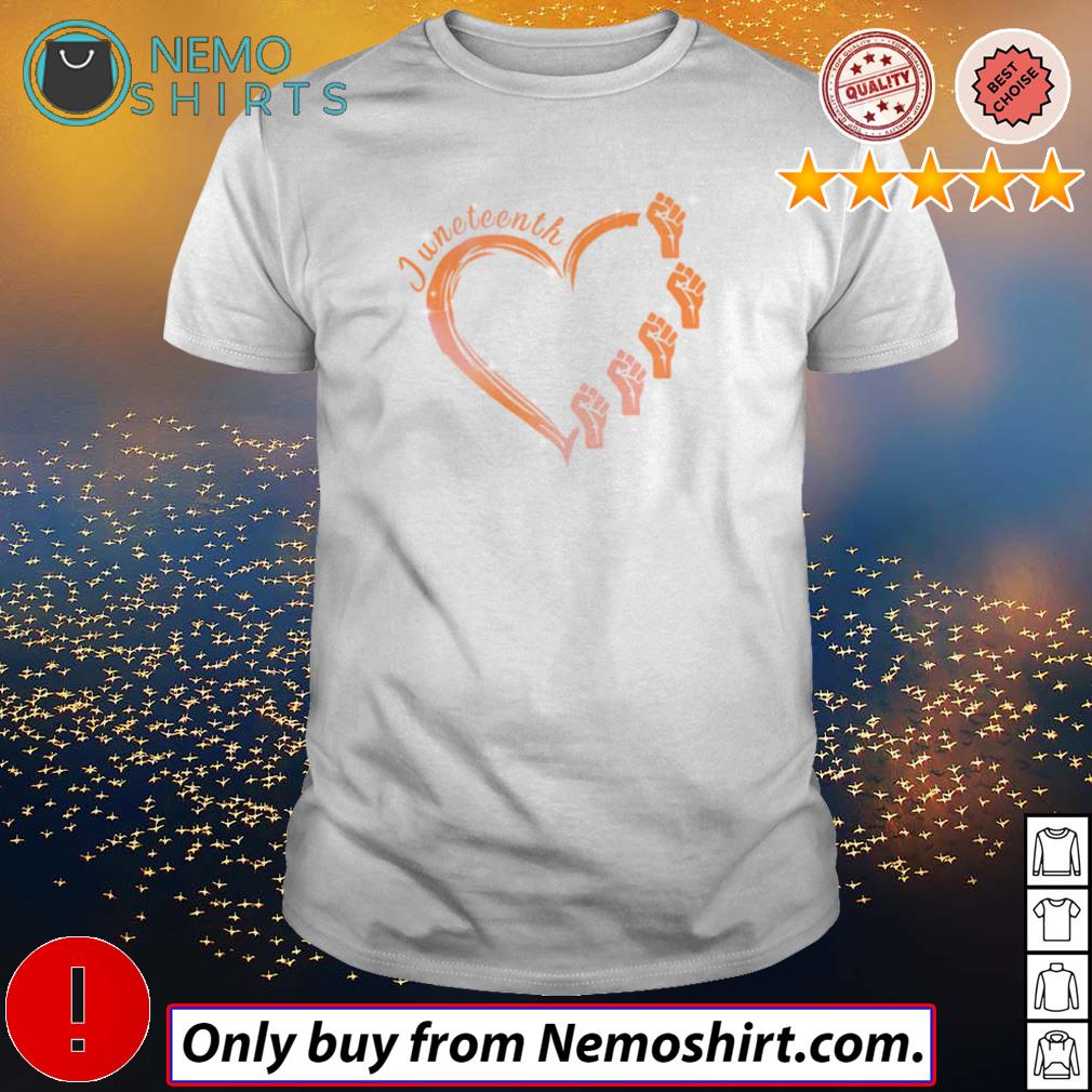Juneteenth heart love - Adult & Kids T-Shirts, Sweatshirts & Hoodies apparel design preview 2