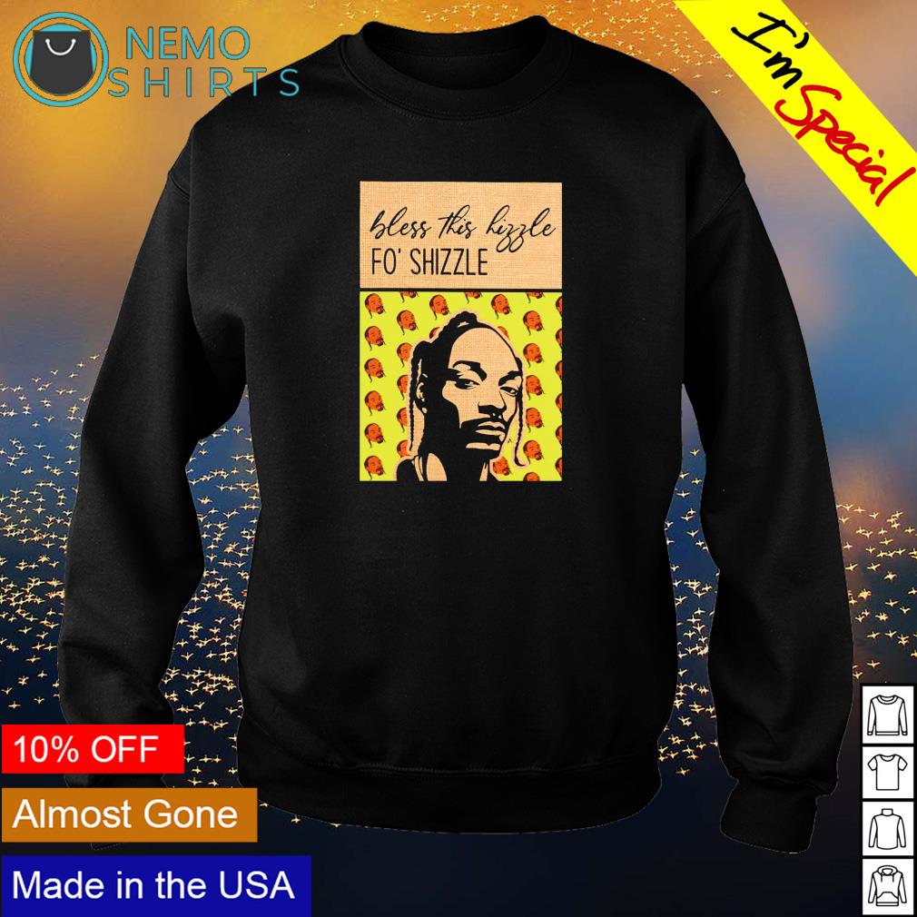 Snoop Dogg bless this hizzle fo' shizzle - Adult & Kids T-Shirts, Sweatshirts & Hoodies apparel design preview 4