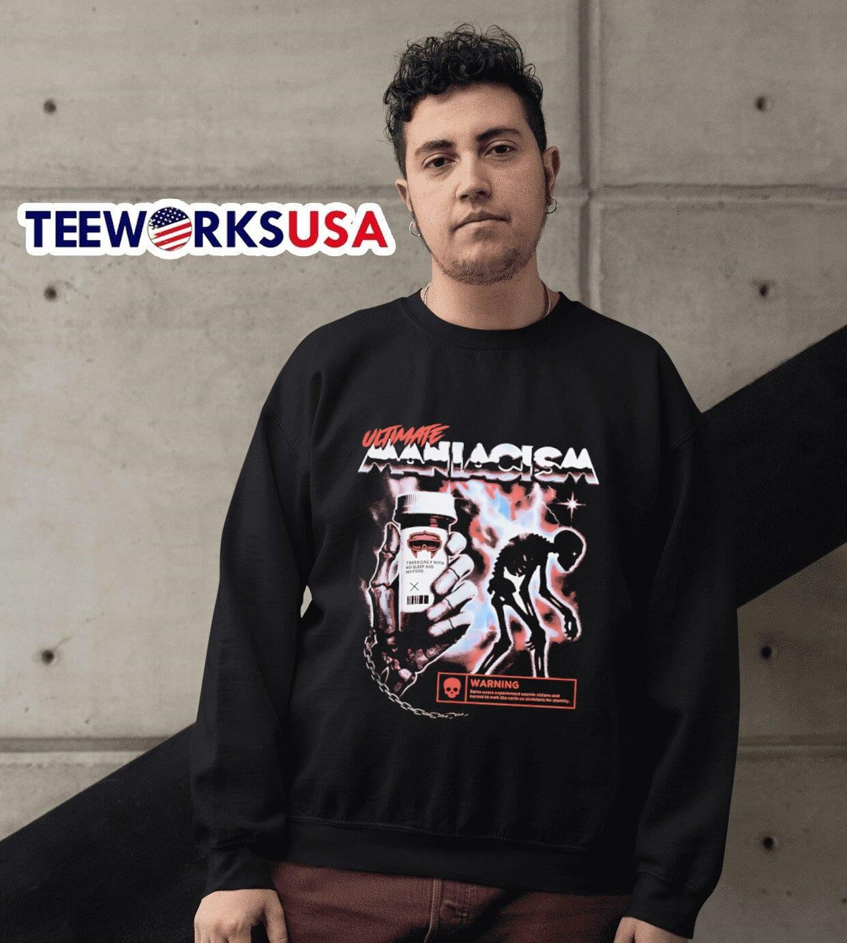 Ultimate Maniacism graphic - Adult & Kids T-Shirts, Sweatshirts & Hoodies apparel design preview 6