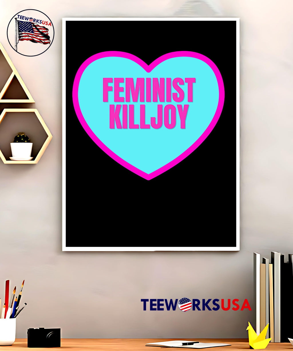 Feminist Killjoy heart - Adult & Kids T-Shirts, Sweatshirts & Hoodies apparel design preview 5