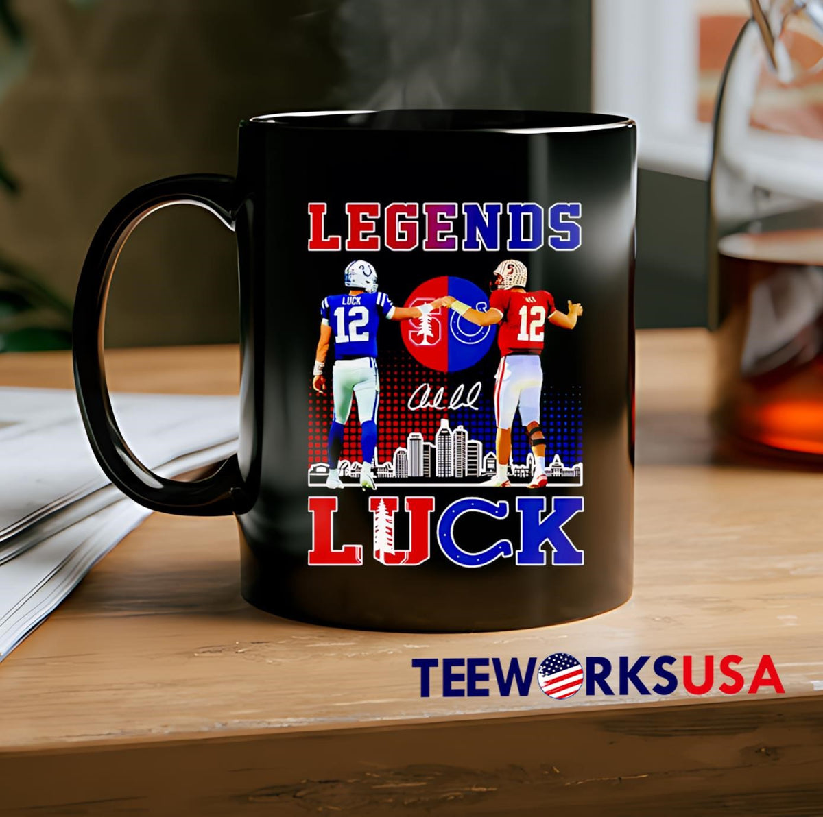 Legends Luck Indianapolis Colts Graphics - Adult & Kids T-Shirts, Sweatshirts & Hoodies apparel design preview 2