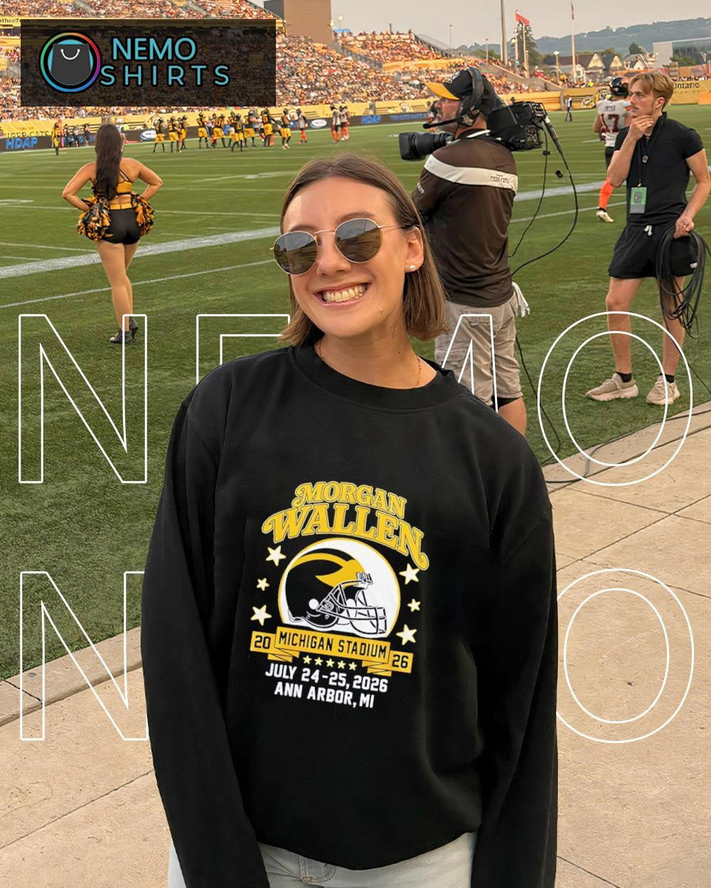 Morgan Wallen Michigan Stadium July 2026 Ann Arbor - Adult & Kids T-Shirts, Sweatshirts & Hoodies apparel design preview 4