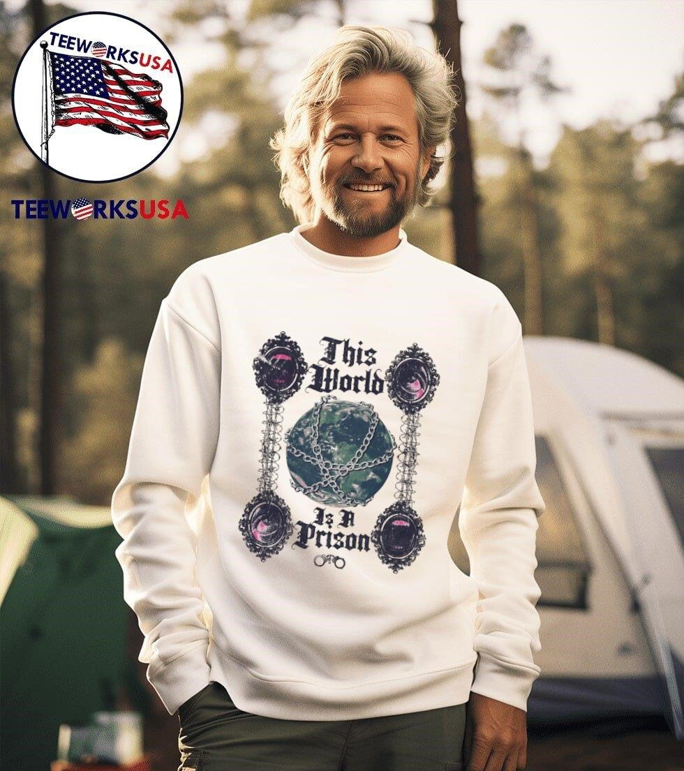 This world is a prison - Adult & Kids T-Shirts, Sweatshirts & Hoodies apparel design preview 3