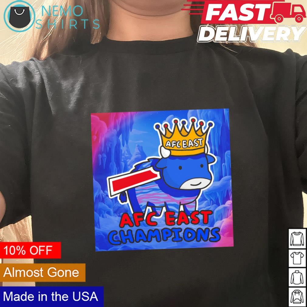 King Buffalo Bills win 2024 AFC East champions - Adult & Kids T-Shirts, Sweatshirts & Hoodies apparel design preview 3