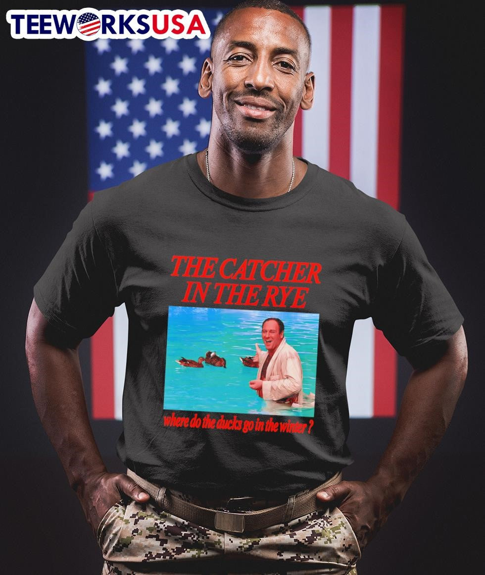 The catcher in rye where do ducks go winter - Adult & Kids T-Shirts, Sweatshirts & Hoodies apparel design preview 1