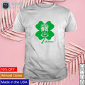 Reversed St Patrick Mahomes 15 shamrock - Adult & Kids T-Shirts, Sweatshirts & Hoodies apparel design preview 1