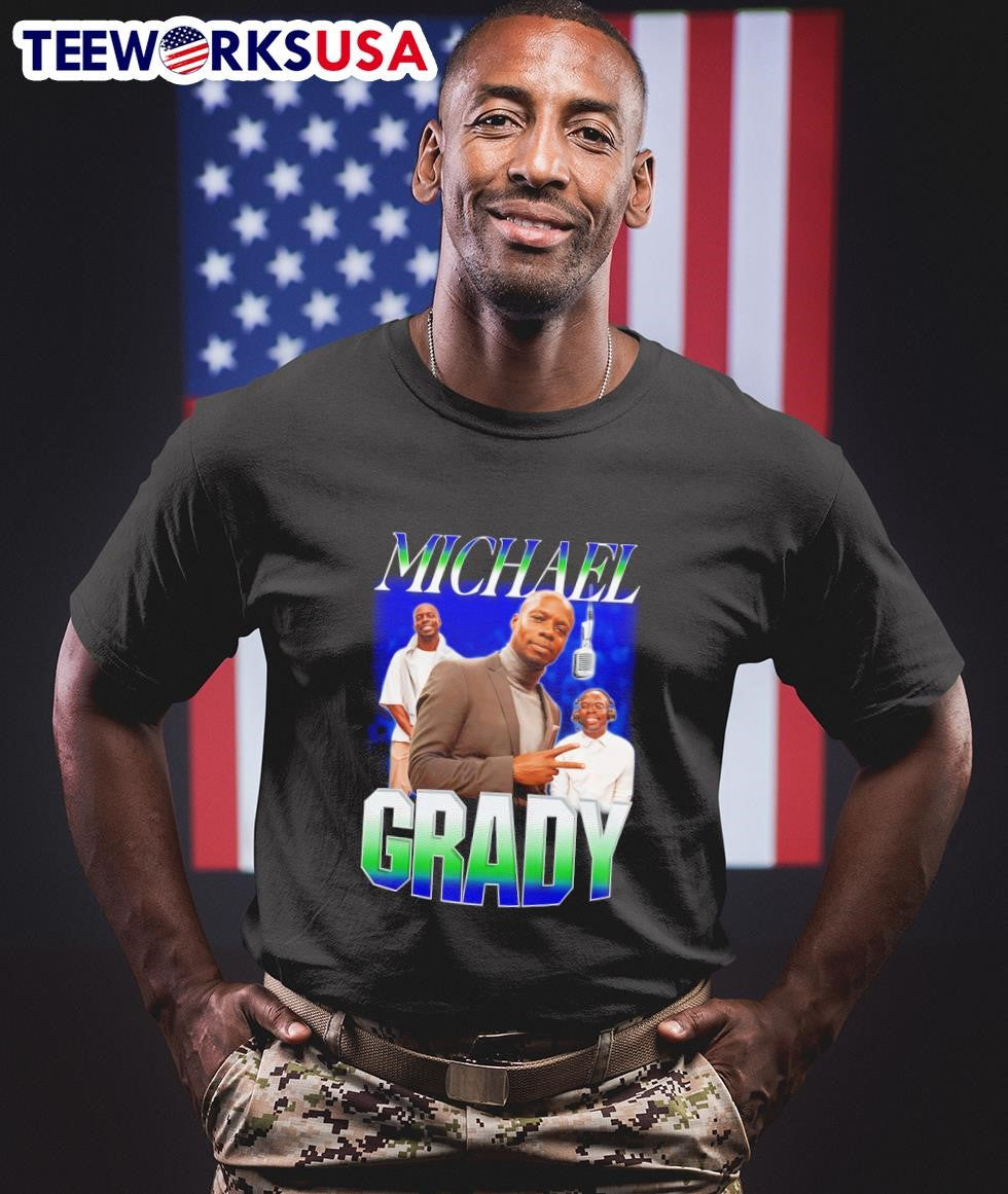 Michael Grady 90s graphic - Adult & Kids T-Shirts, Sweatshirts & Hoodies apparel design preview 1