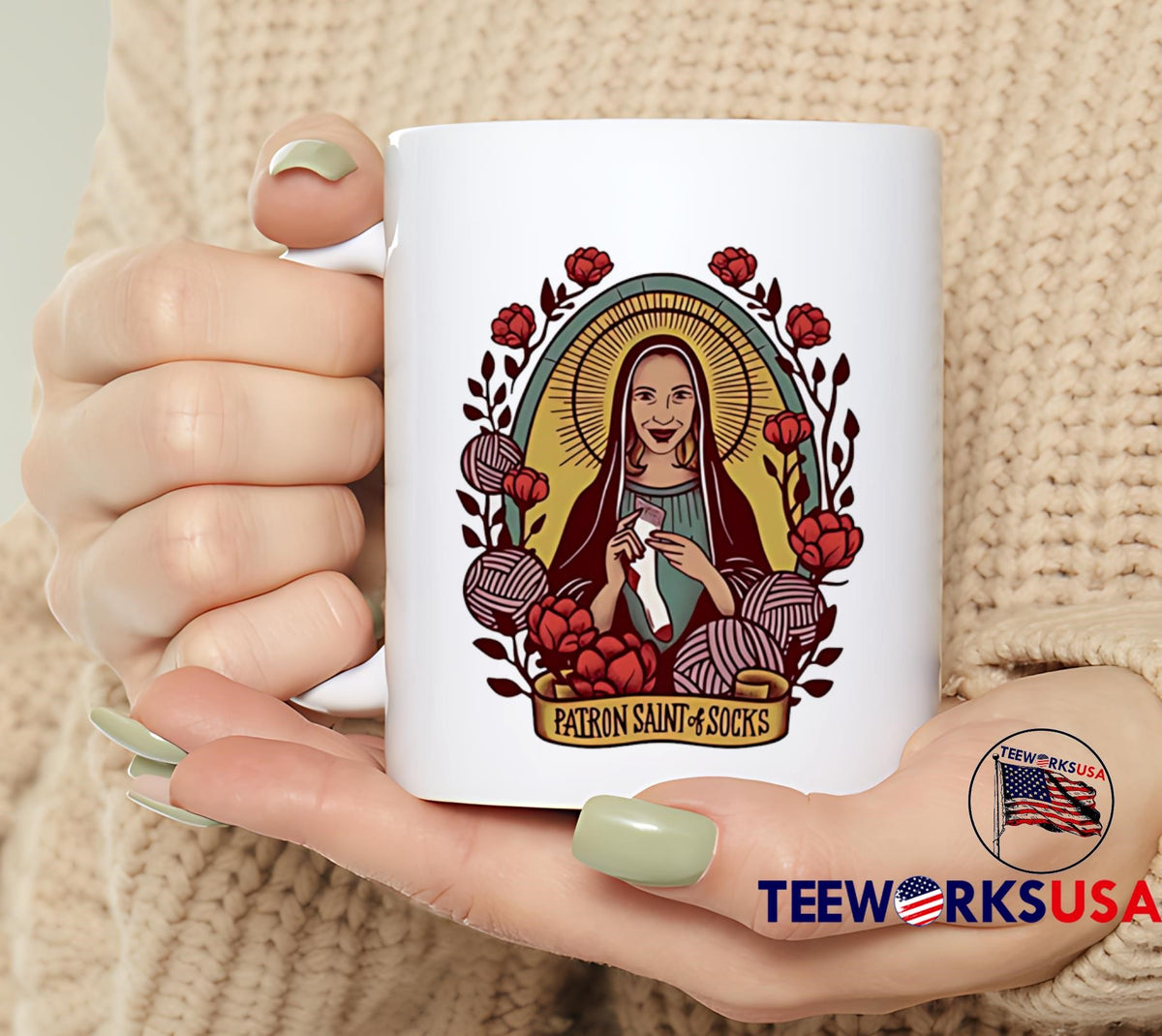 Patron saint of socks - Adult & Kids T-Shirts, Sweatshirts & Hoodies apparel design preview 6