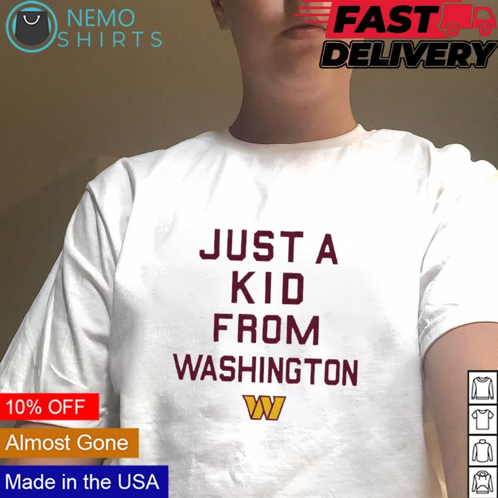 Just a kid from Washington Commanders - Adult & Kids T-Shirts, Sweatshirts & Hoodies apparel design preview 4