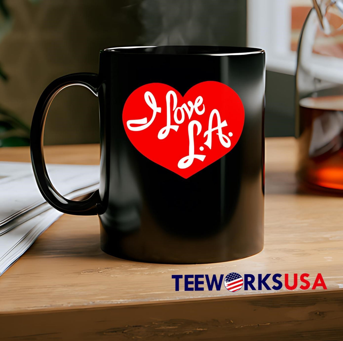 Big Bud Press Tourist I Love La - Adult & Kids T-Shirts, Sweatshirts & Hoodies apparel design preview 2