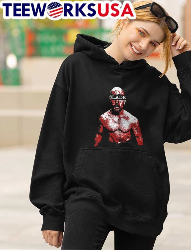 Slade bleeding and covered in blood - Adult & Kids T-Shirts, Sweatshirts & Hoodies apparel design preview 4