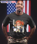 Seattle Reign FC Lynn Biyendolo chibi cartoon - Adult & Kids T-Shirts, Sweatshirts & Hoodies apparel design preview 1