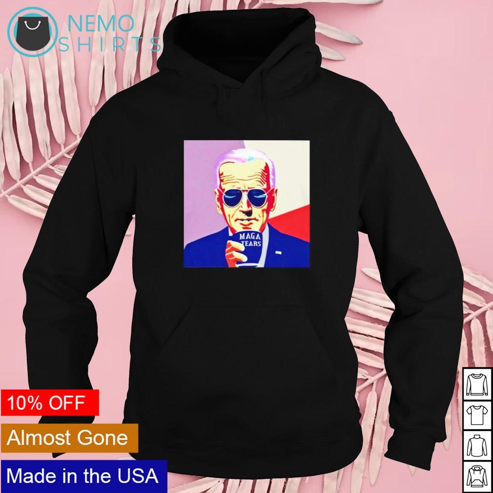 Joe Biden drinks Maga tears - Adult & Kids T-Shirts, Sweatshirts & Hoodies apparel design preview 2