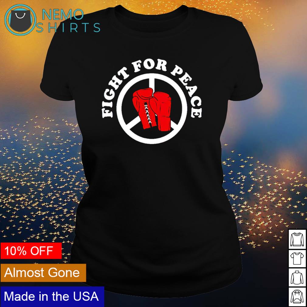 Boxing fight for peace - Adult & Kids T-Shirts, Sweatshirts & Hoodies apparel design preview 3