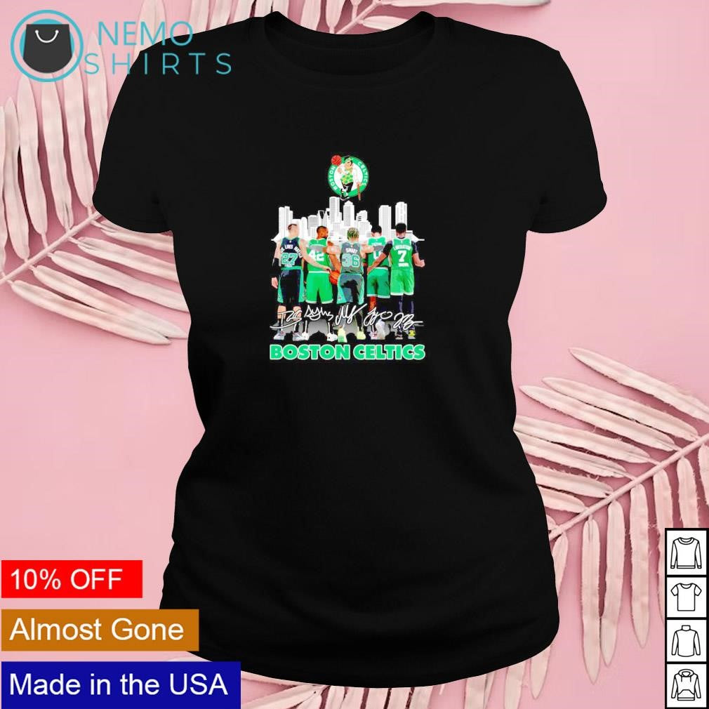 Boston Celtics signatures and city - Adult & Kids T-Shirts, Sweatshirts & Hoodies apparel design preview 4