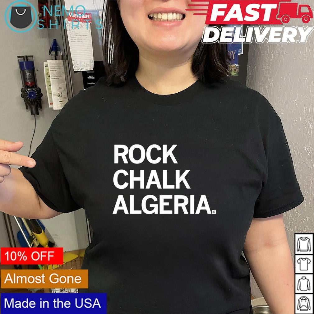 Rock Chalk Algeria - Adult & Kids T-Shirts, Sweatshirts & Hoodies apparel design preview 2