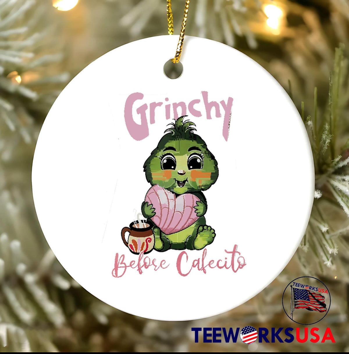 Grinch Belose Calentito funny christmas - Adult & Kids T-Shirts, Sweatshirts & Hoodies apparel design preview 3