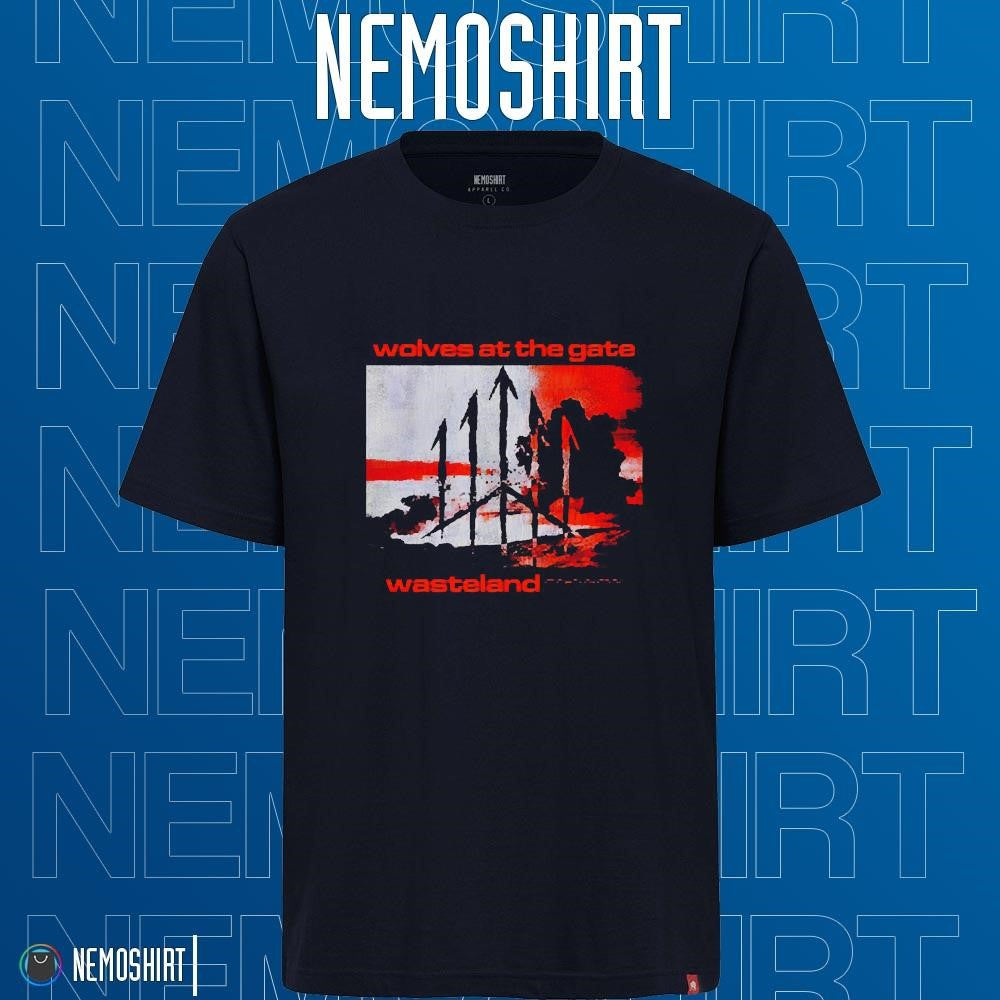 Wolves at the gate wasteland - Adult & Kids T-Shirts, Sweatshirts & Hoodies apparel design preview 1