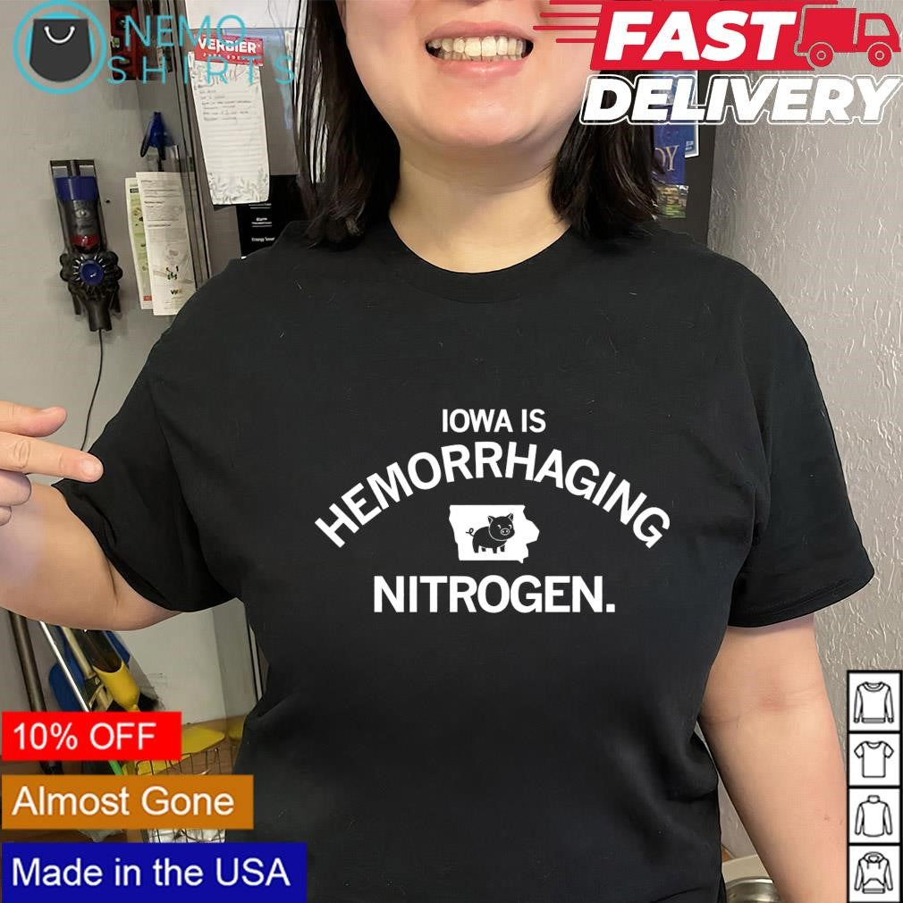 Iowa is Hemorrhaging Nitrogen - Adult & Kids T-Shirts, Sweatshirts & Hoodies apparel design preview 2