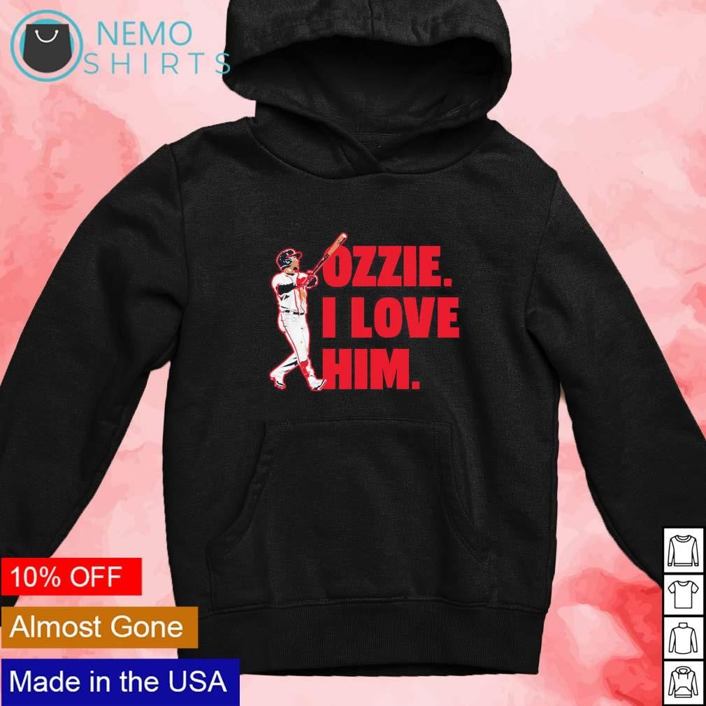 Atlanta Braves Ozzie Albies I love him - Adult & Kids T-Shirts, Sweatshirts & Hoodies apparel design preview 2