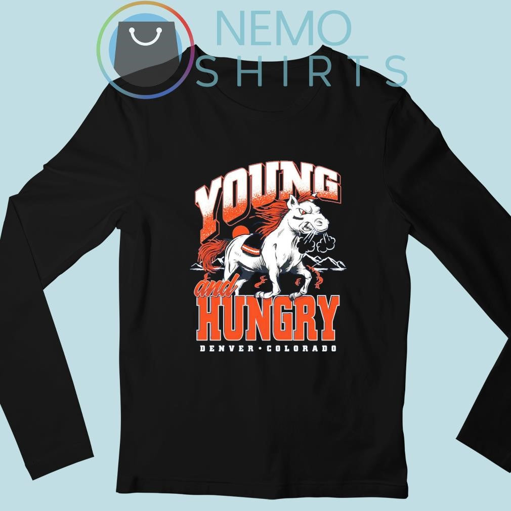 Young And Hungry Denver Colorado - Adult & Kids T-Shirts, Sweatshirts & Hoodies apparel design preview 3